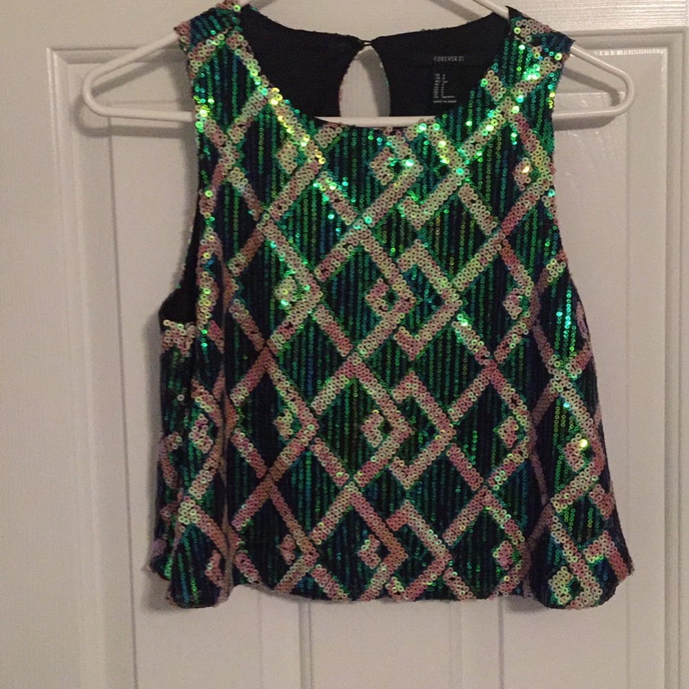 Sequin blouse!